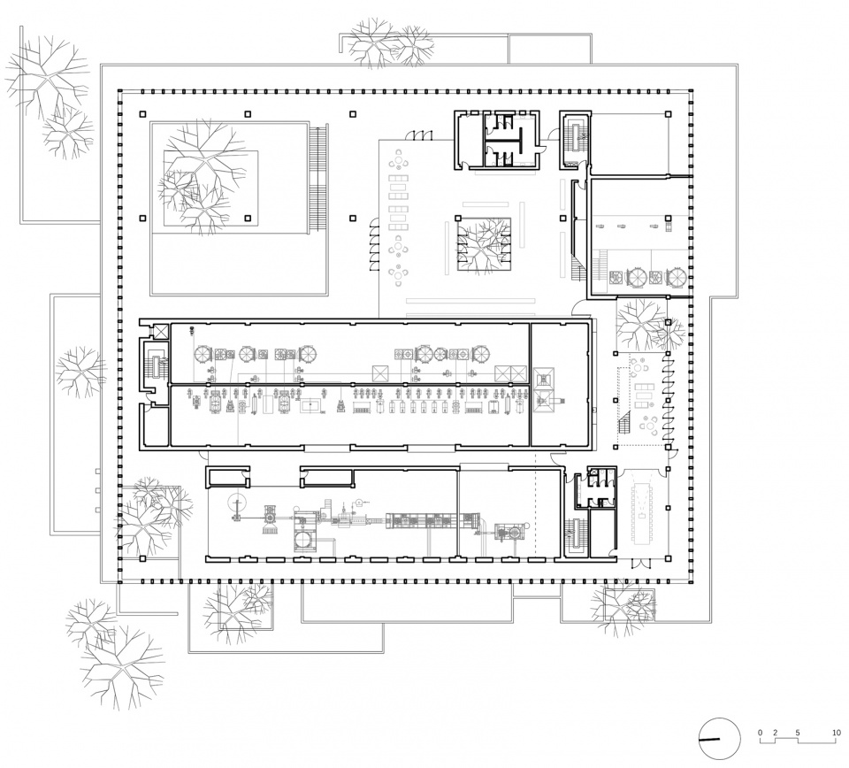 宁武燕麦工厂 | 内向型建筑创造自然环境-87