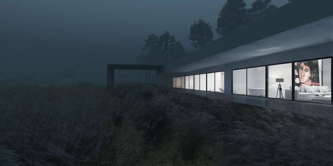 吉林密林中的生态冬令营游客中心-10