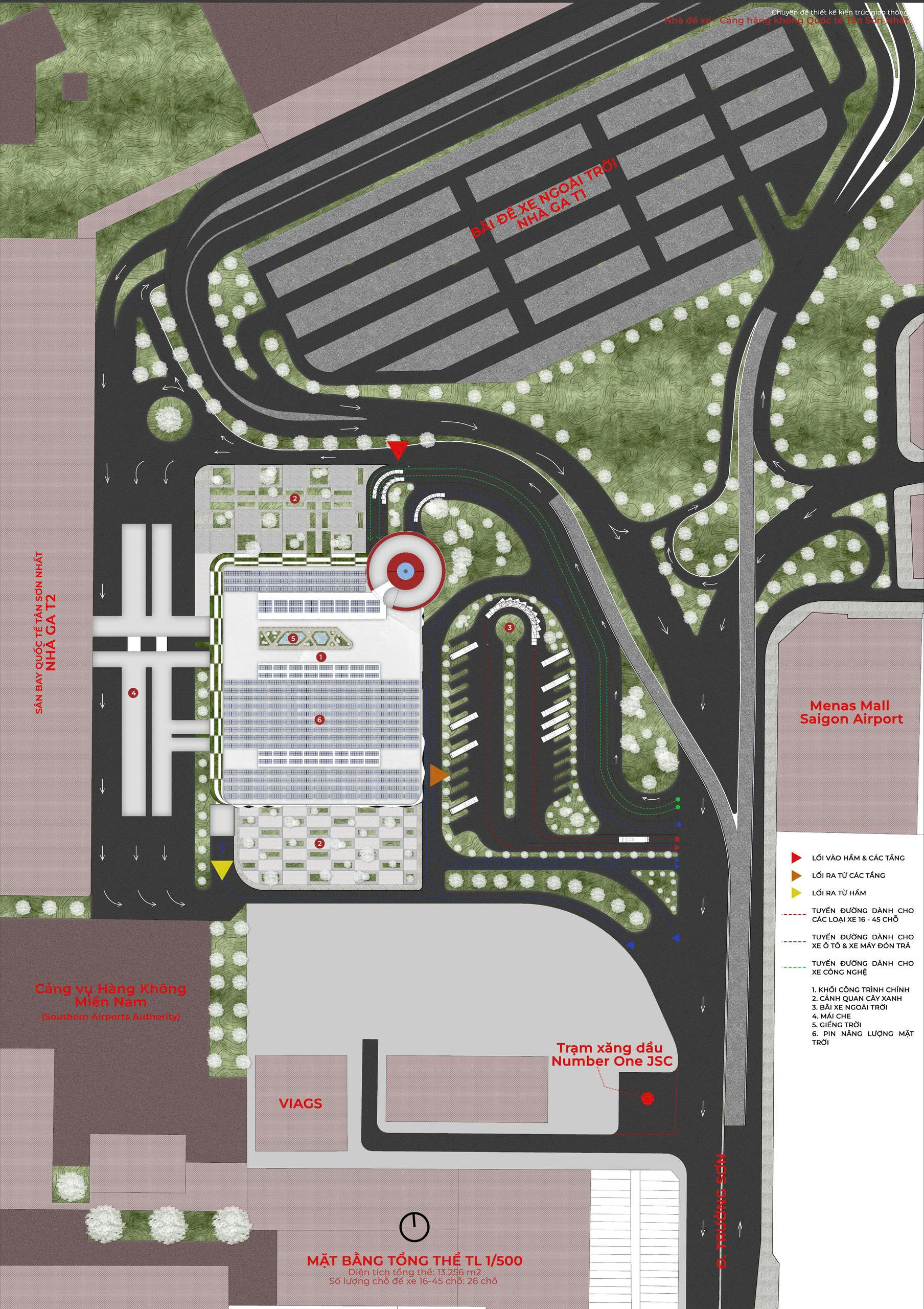 NHÀ ĐỂ XE SÂN BAY TÂN SƠN NHẤT ( GA T1)-5