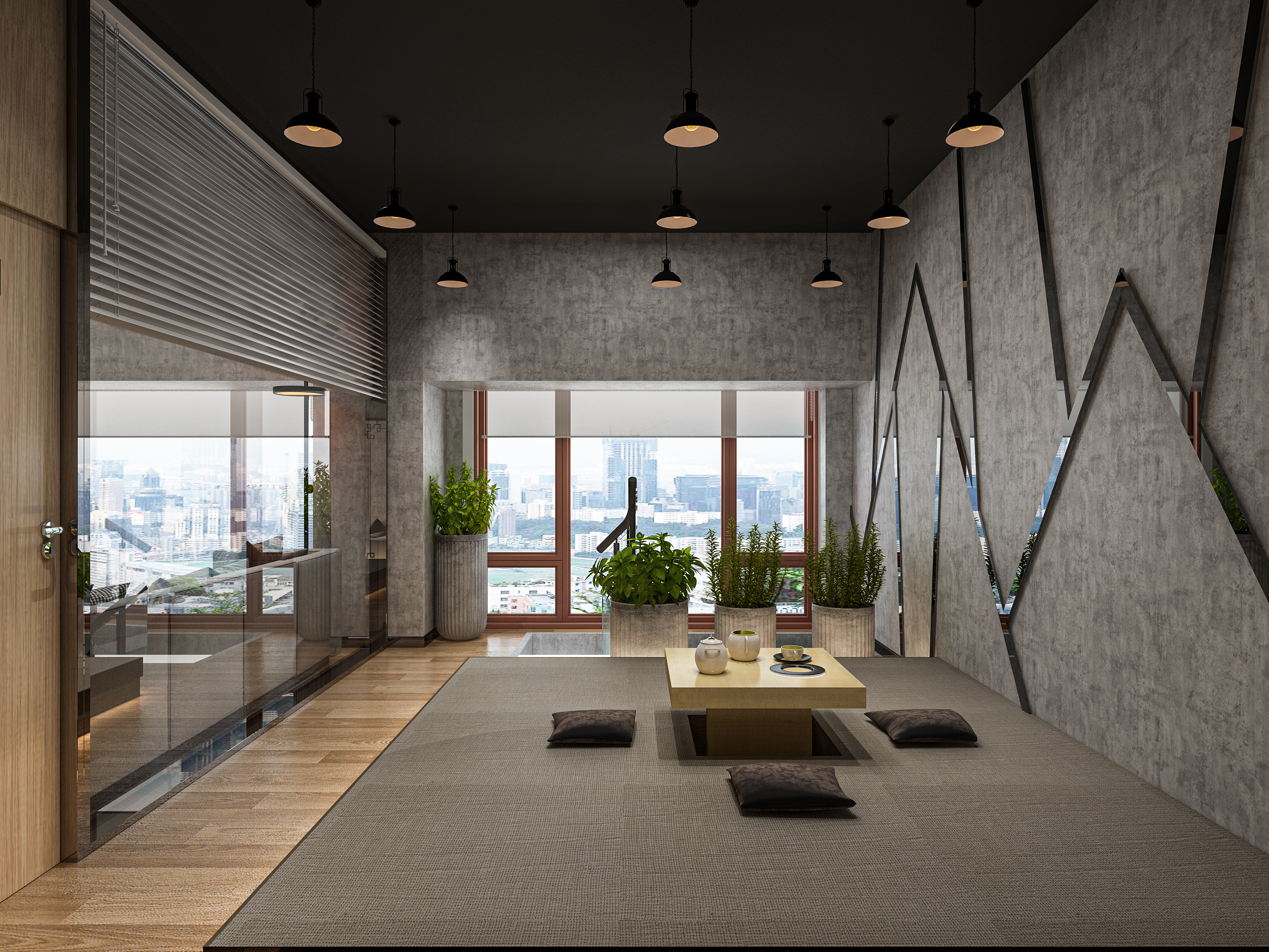 工业风办公室-3