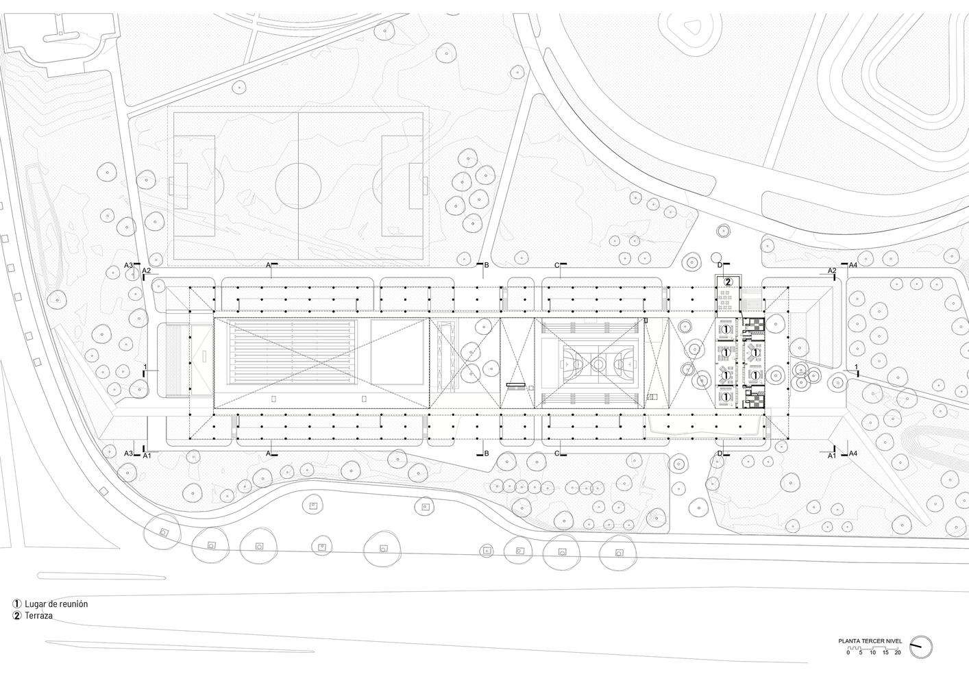 都市公园的巨大城市 Pavilion · 博哥大 El Tunal 休闲文化中心-54