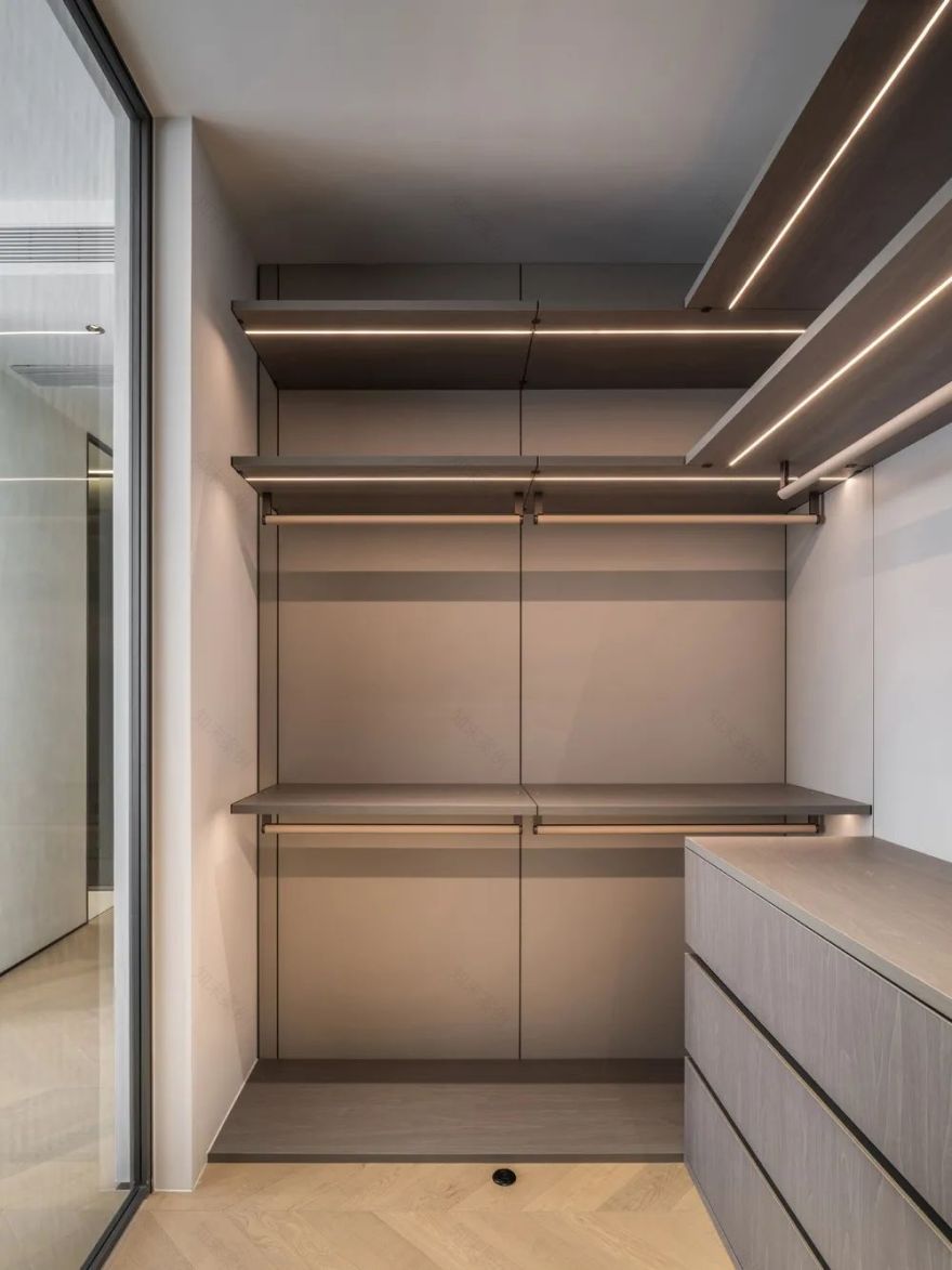 260㎡大平层,颠覆奢华,暖调极简 | 赫设计-78