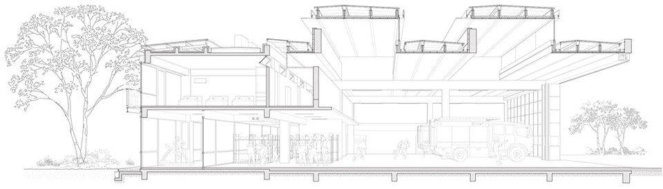 昆山元丰路消防站丨中国江苏丨亘建筑事务所-15