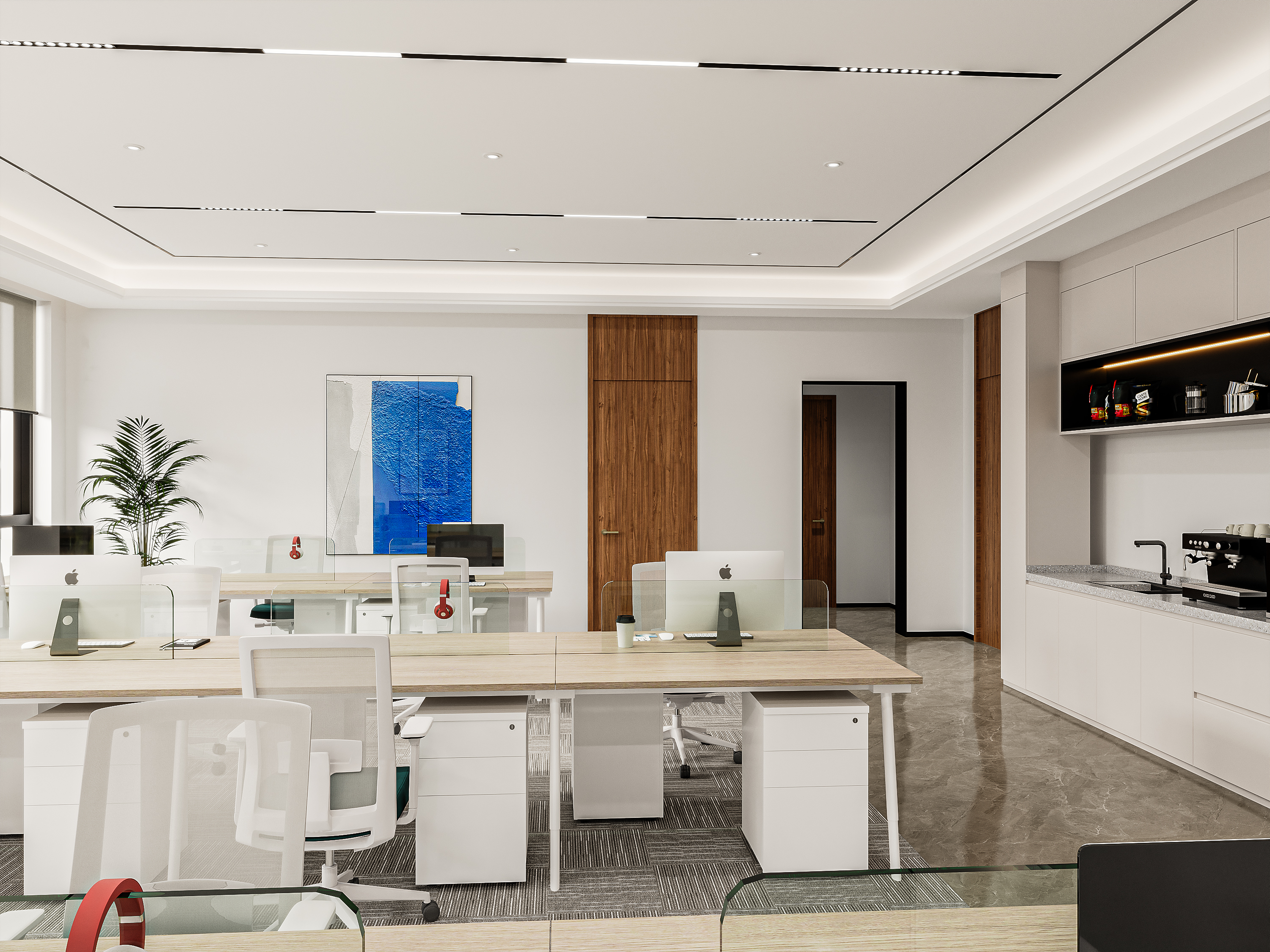 产业园区办公室|以现代极简为骨融雅致质感为魂 ​​​-4