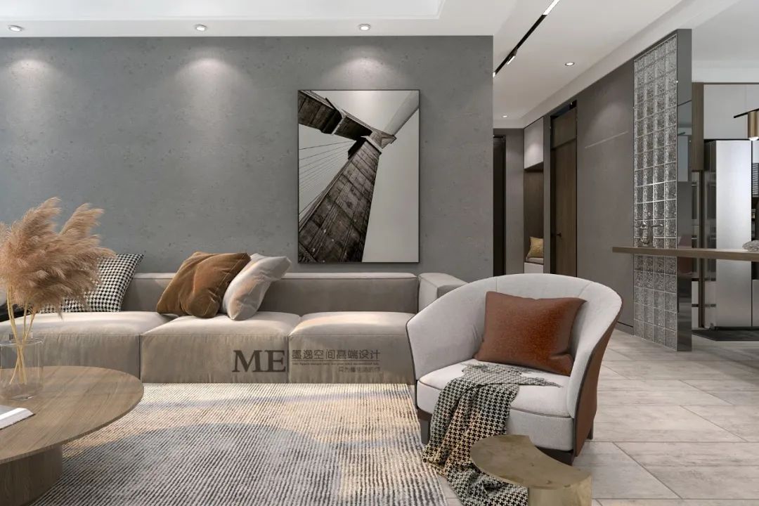 锦绣华府现代风设计,温馨舒适多功能空间-33