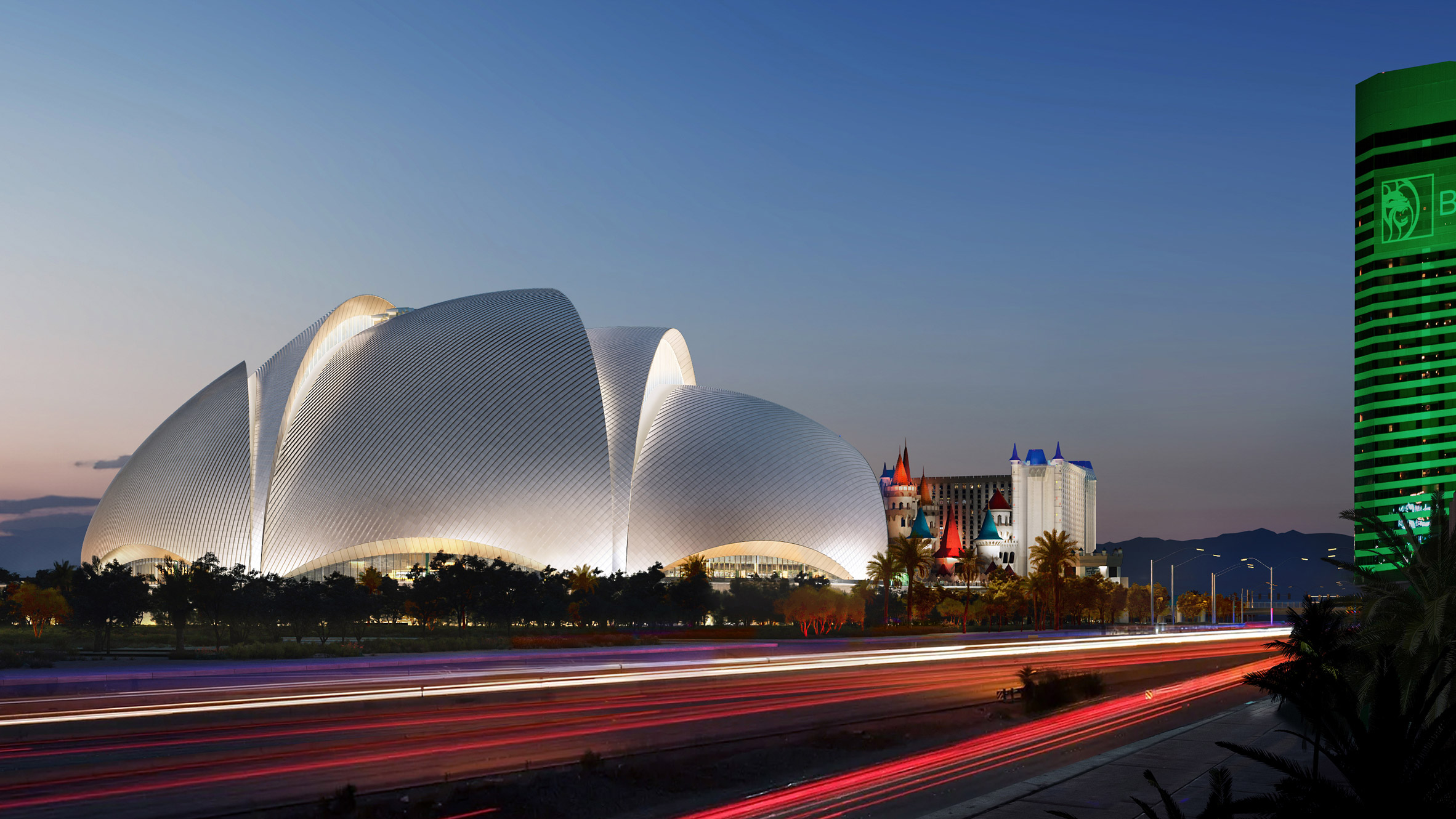 拉斯维加斯运动家队“犰狳”体育场丨美国拉斯维加斯丨丹麦建筑工作室BIG-21