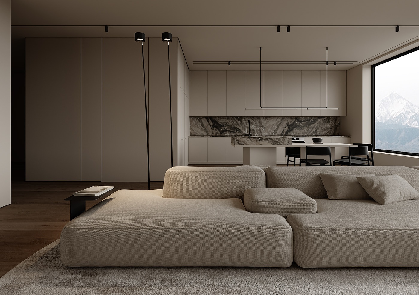 极简风住宅设计 这也太高级了吧！-2