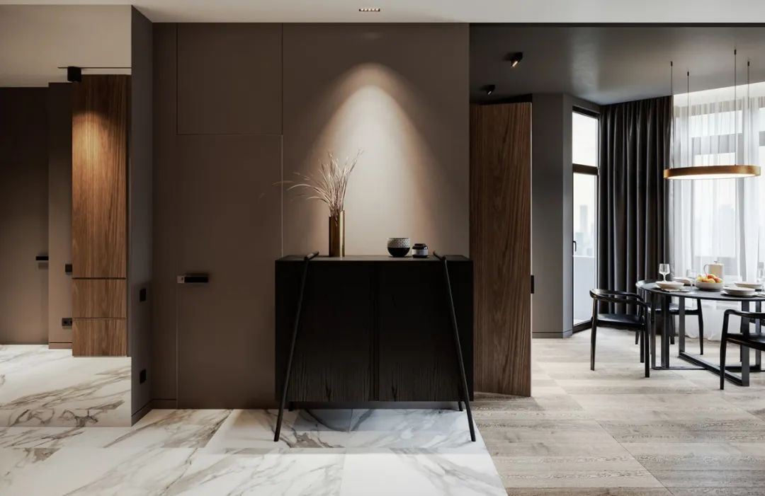 105㎡温润住宅，简约实木与大理石的完美结合-88