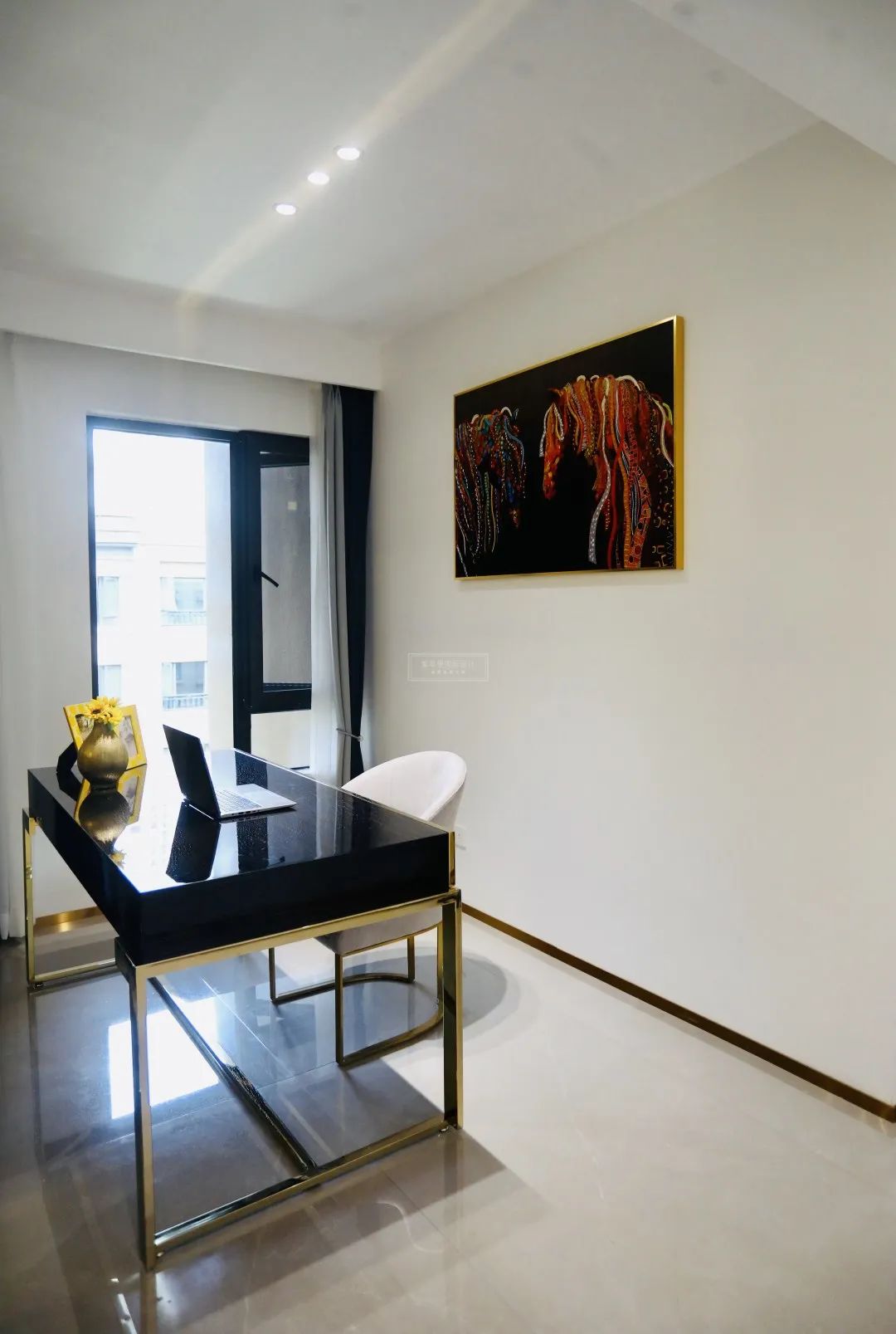 华润中央公园现代轻奢雅居丨紫苹果装饰集团-34