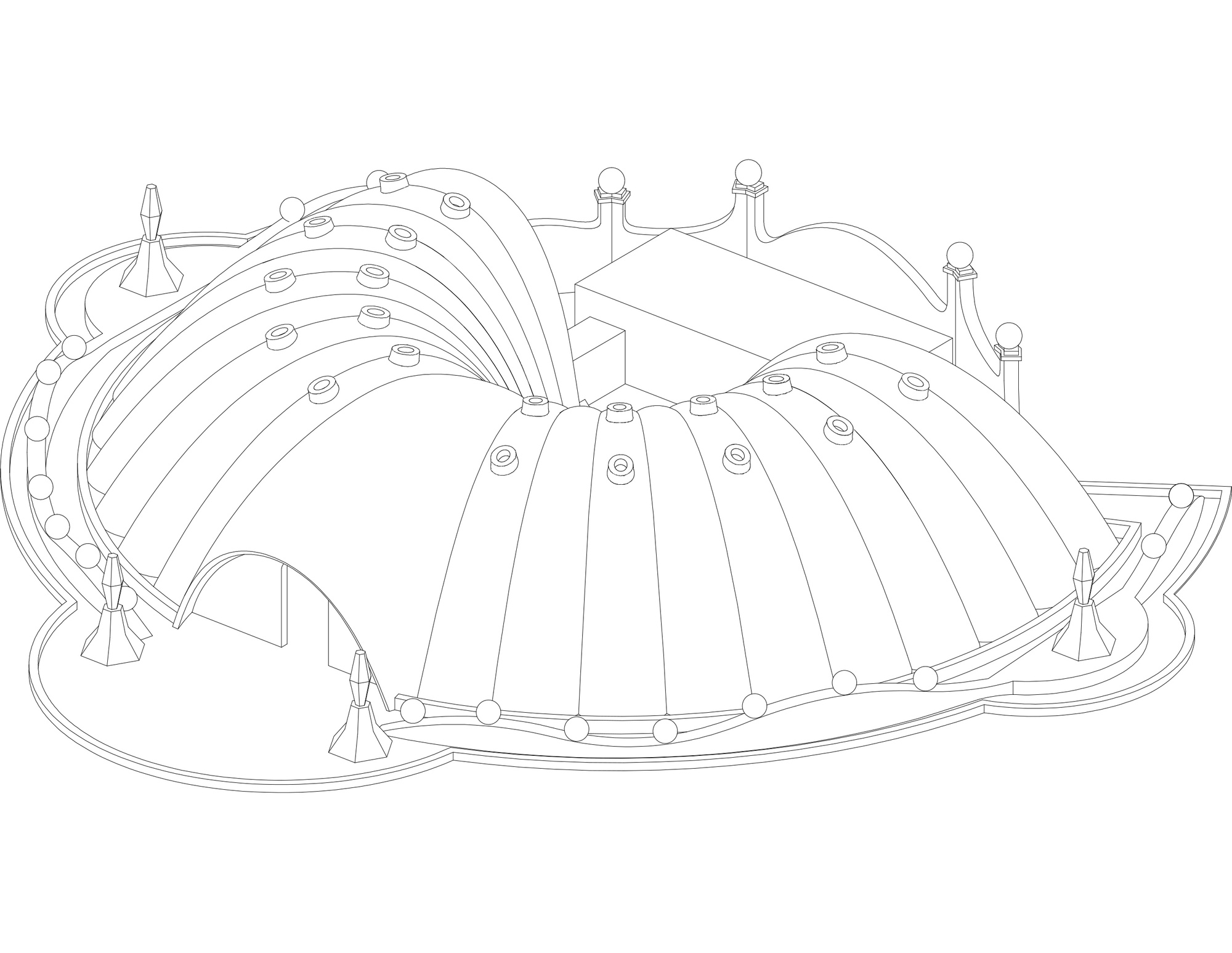 Ice Restaurant, The 21st ICE& SNOW WORLD / International Ice Snow Architecture Innovation Research Center + Architecture School, Harbin Institute of Technology-21