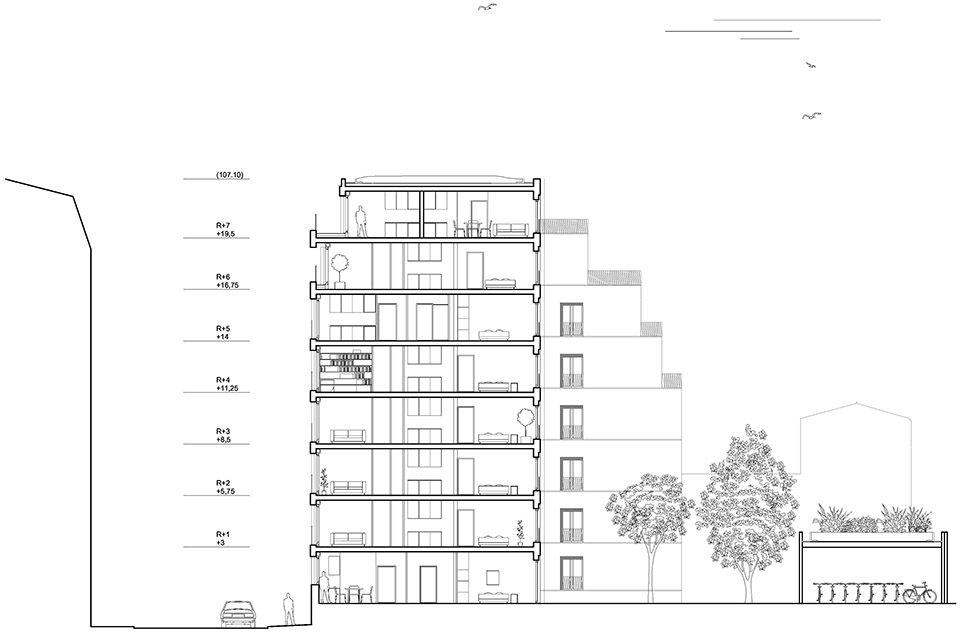 Rue Pradier公寓丨法国巴黎丨Mao Architectes（Fabien Brissaud等）-55