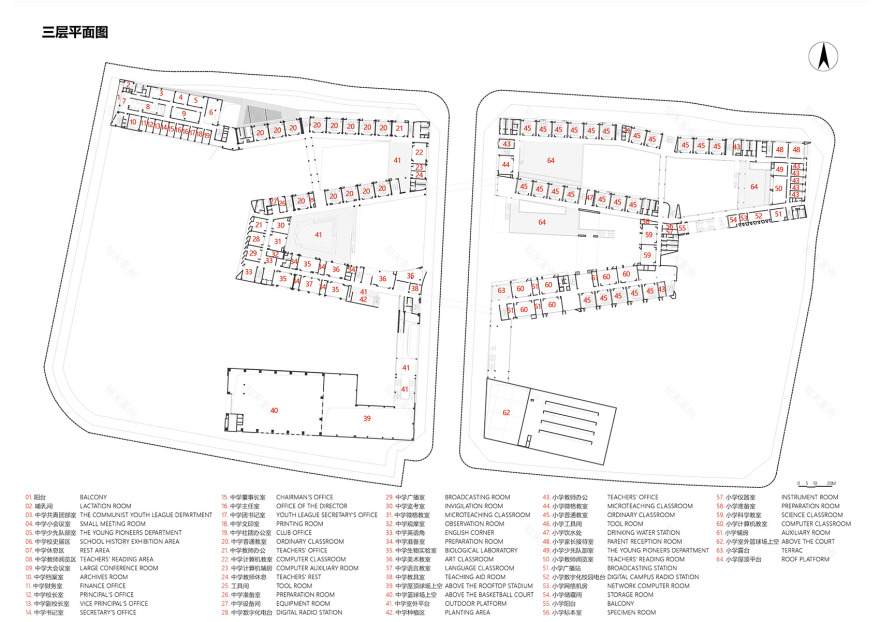 宁波市鄞州区童第周实验学校丨中国宁波丨c+d设计中心-127