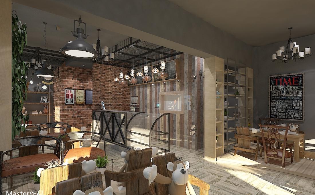 
工业风格咖啡厅 -4