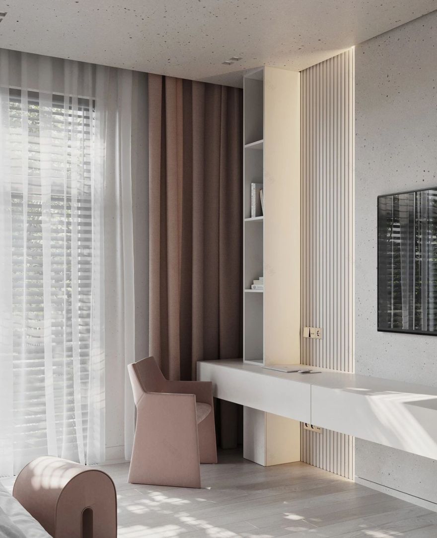 俄罗斯简约优雅公寓设计丨VERITY DESIGN-63