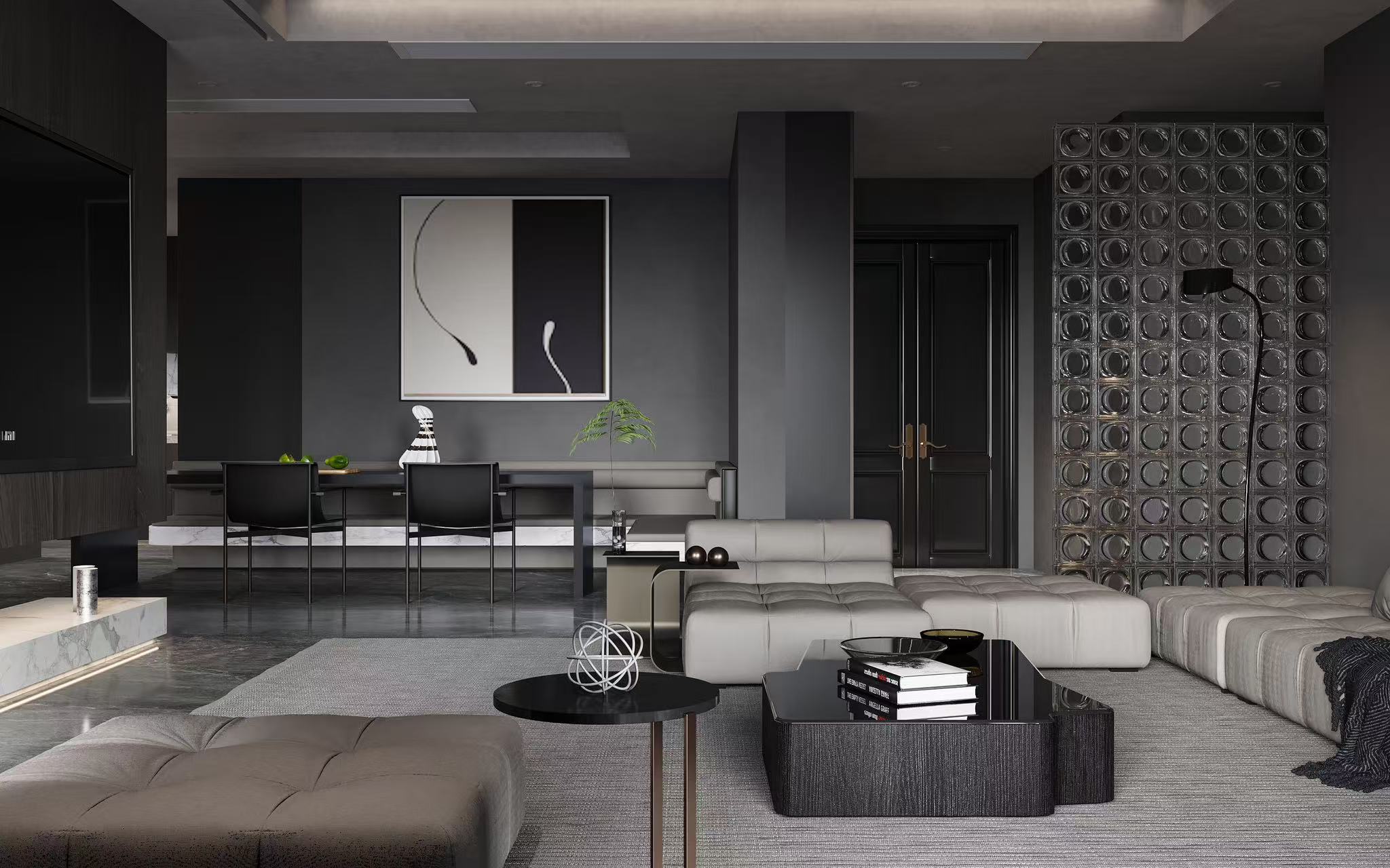 暗黑系风格室内设计-10