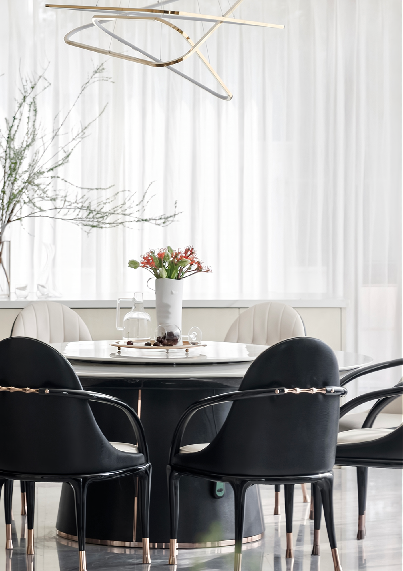 凝光之境 向心而居丨中国浙江丨上海昊邸室内设计事务所-10