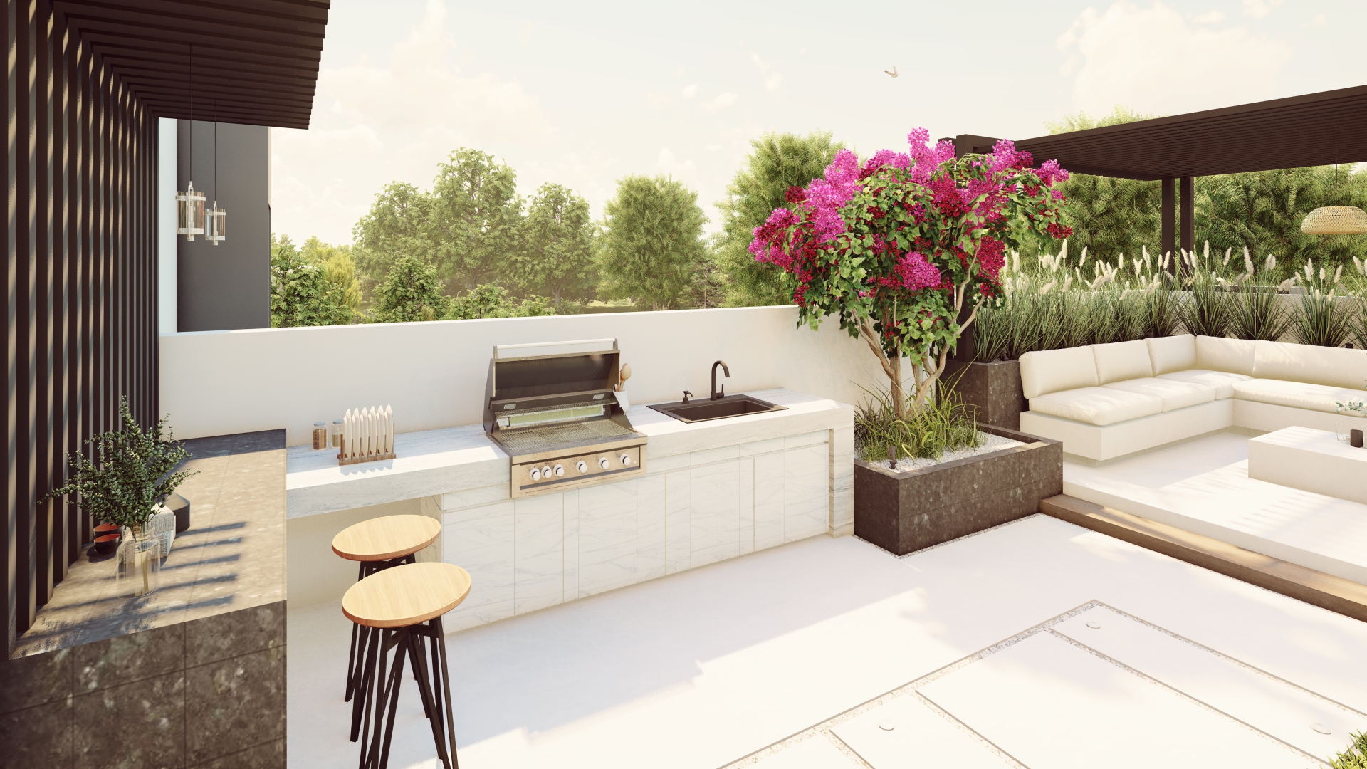 MODERN ROOF LANDSCAPE WITH KIDS AREA (KSA)-4