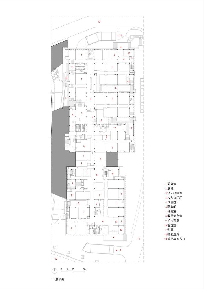 湖南大学天马新校区综合楼-22