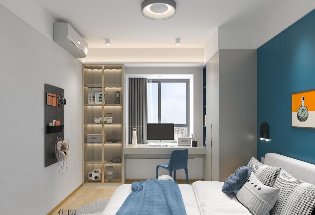 现代轻奢风打造阳光快乐儿童宅-34