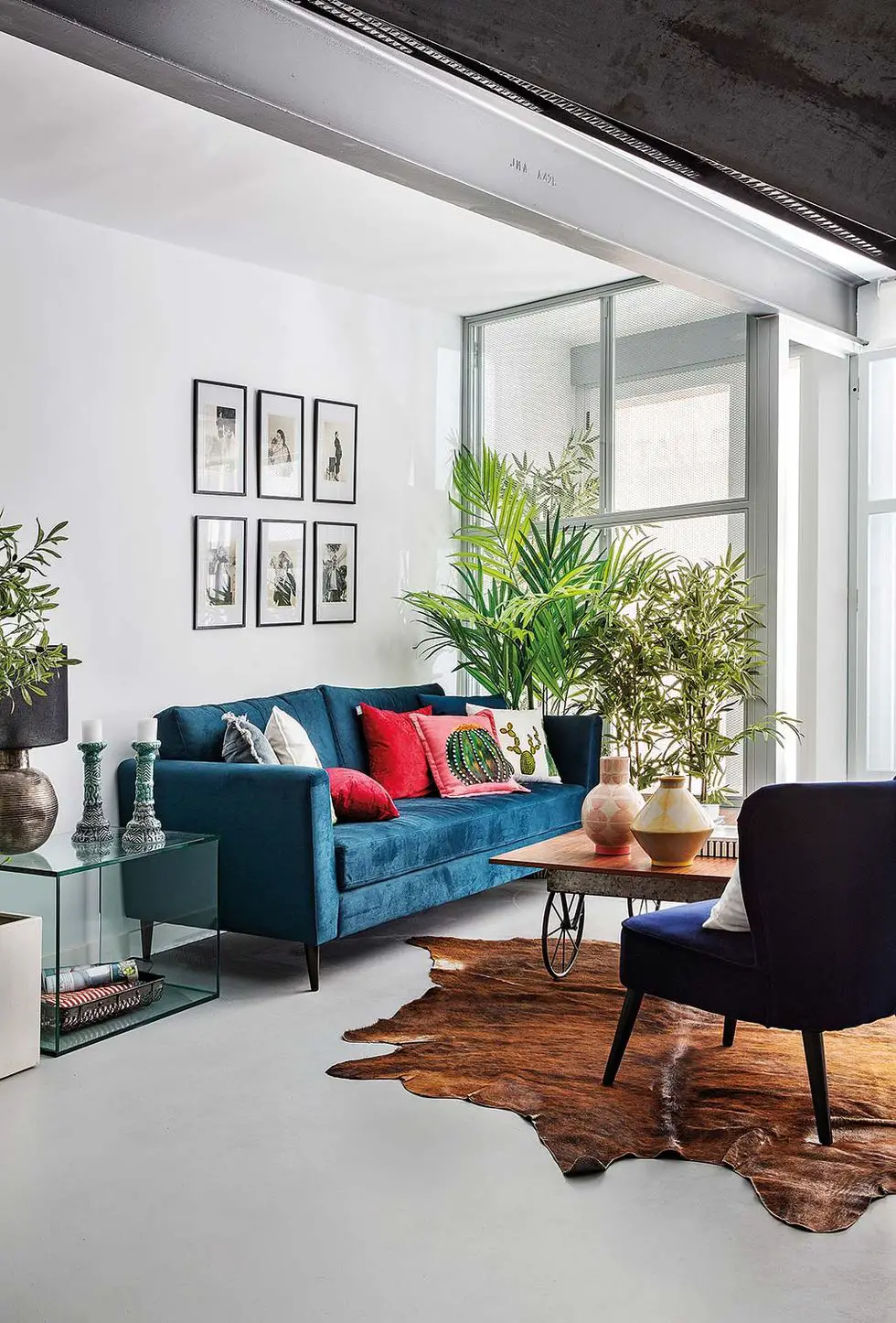 马德里中心复古阁楼，工业风与艺术完美结合-2