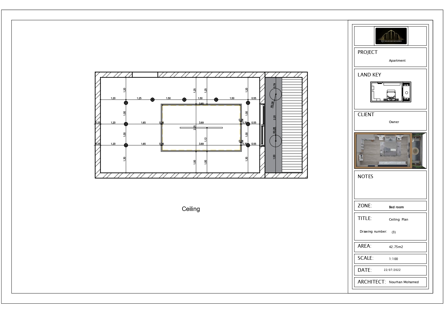 Shop drawing ( Master Bedroom)-3