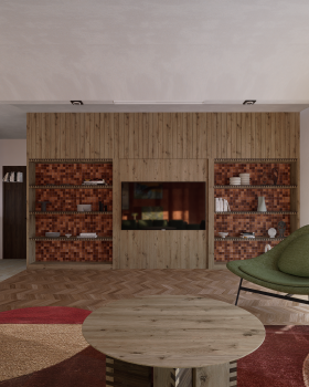 eclectic penthouse - đồ án thiết kế nội thất