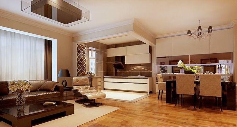 哈尔滨凤凰装饰公司丽水华庭现代简约风格装修-1