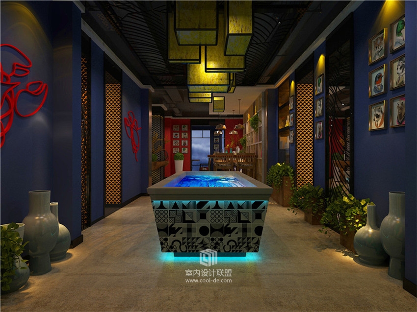 【品筑最新动态】爱尚虾塘沈阳主题餐厅设计-14