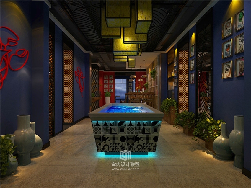 【品筑最新动态】爱尚虾塘沈阳主题餐厅设计-14