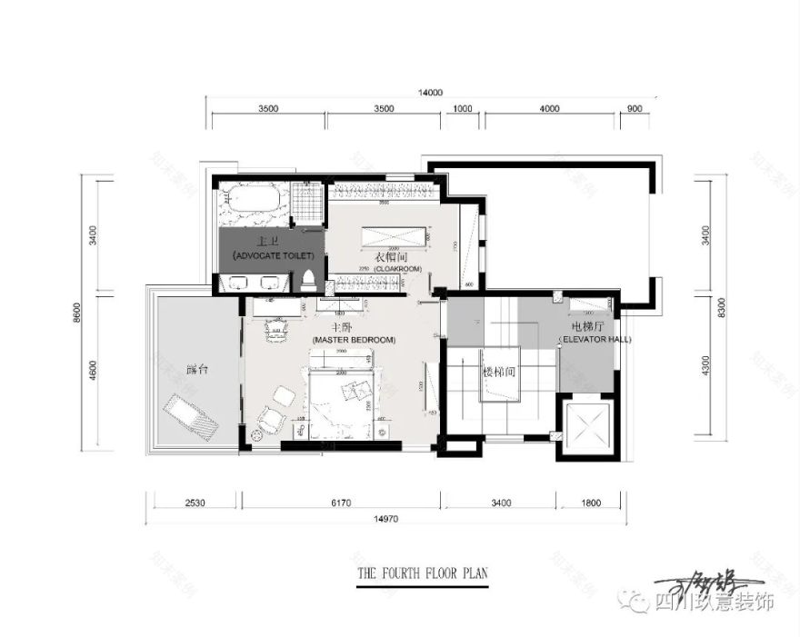 成都麓山国际 700㎡现代美式别墅,诠释休闲式浪漫生活-23