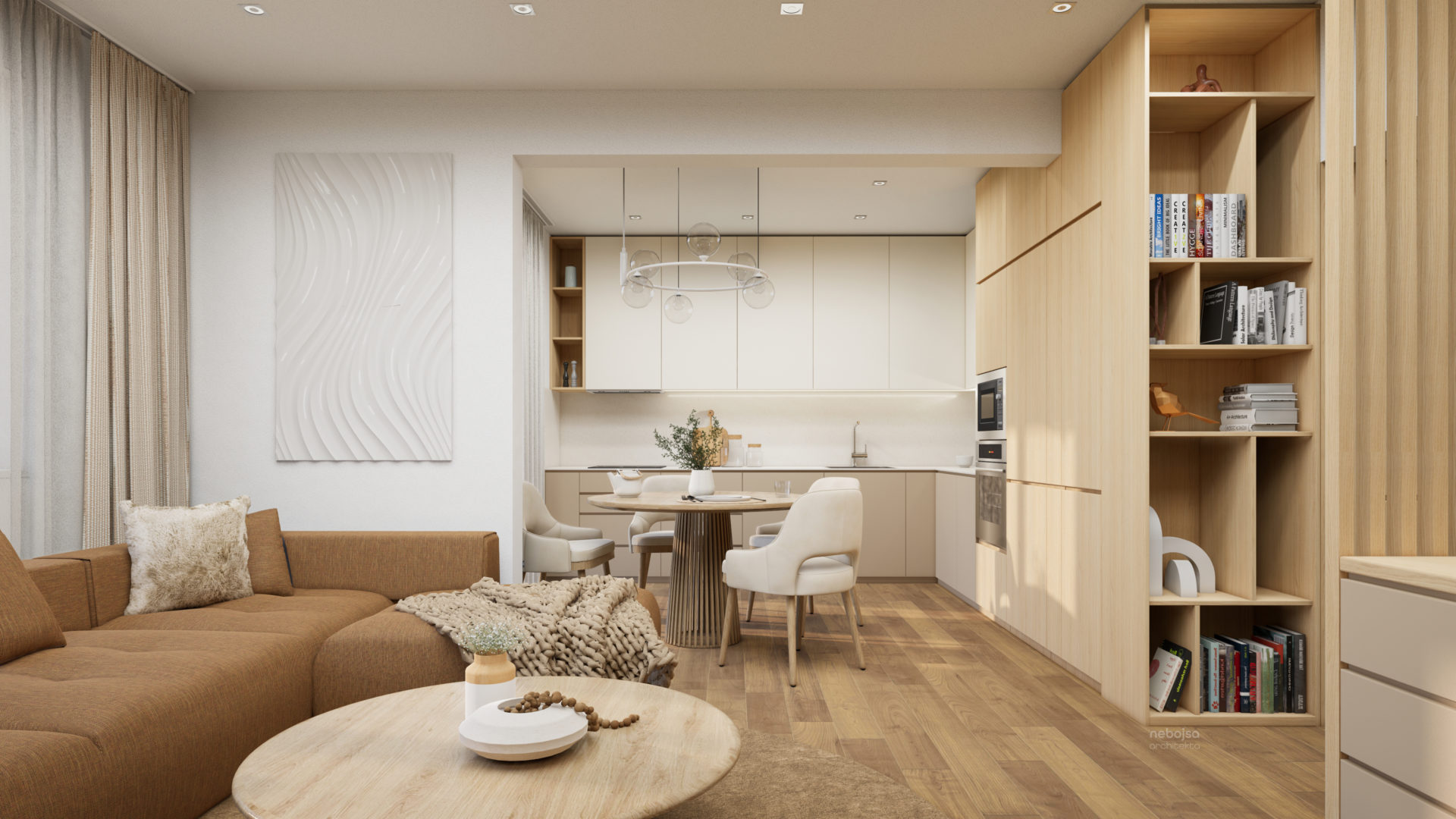 Flat visualization for a young couple | Nebojsa architekta-26