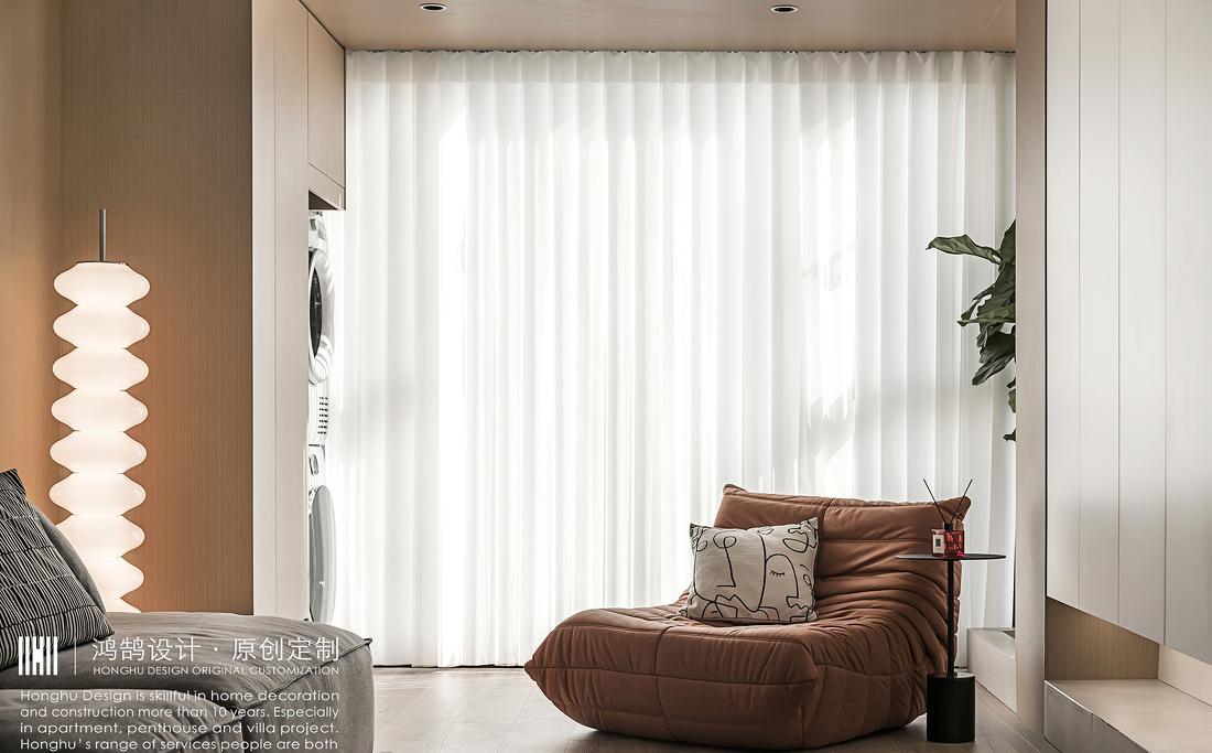 园林设计师的独居平层空间丨中国上海丨鸿鹄设计上海-4