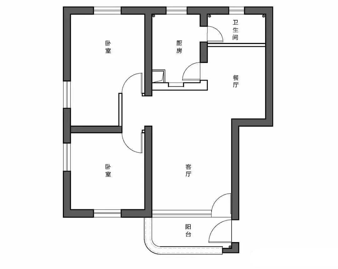 深圳55㎡小户型造出3间房丨中国深圳丨Atelier-3