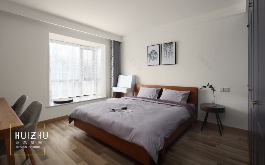 100㎡现代简约住宅 会筑空间设计-19