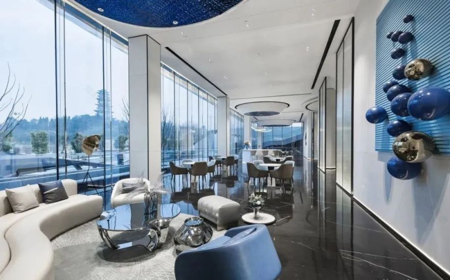 成都旭辉·锦官天宸营销中心 | 自然韵律的现代空间-29