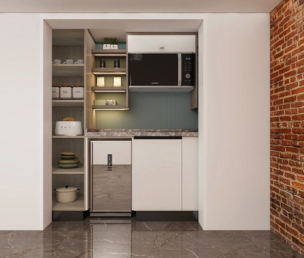 现代小型厨房设计-11
