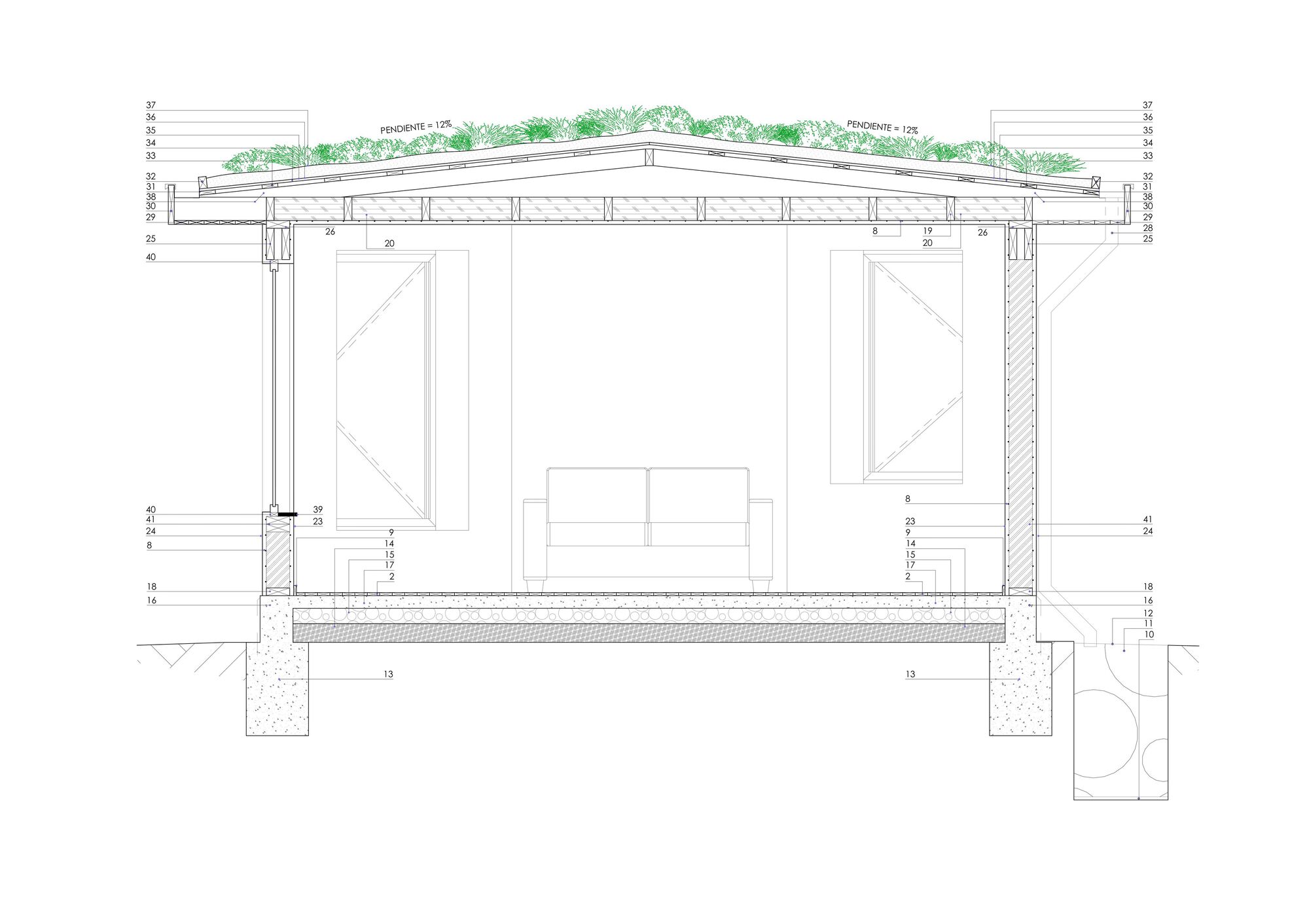 Panal 可持续再生公寓丨智利圣地亚哥-38