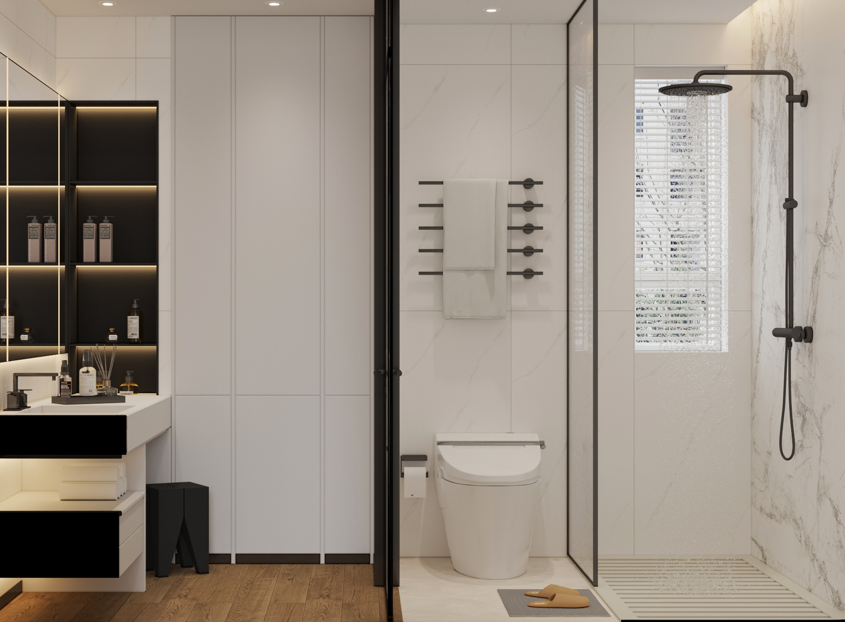 武汉 -城投江南岸-现代风格样板间设计-6