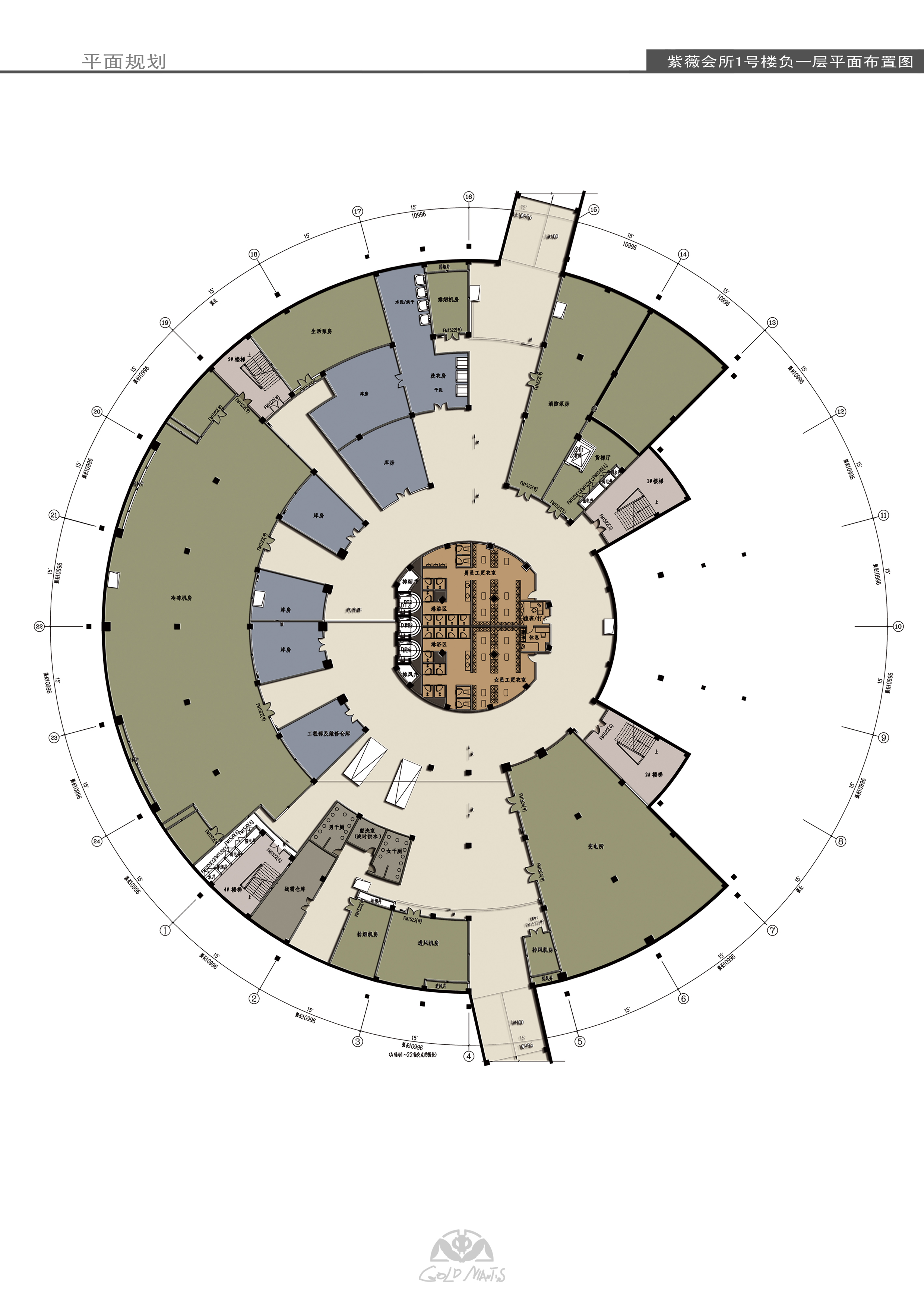 金螳螂  新中式风格紫薇园会所室内概念方案高清效果图-18