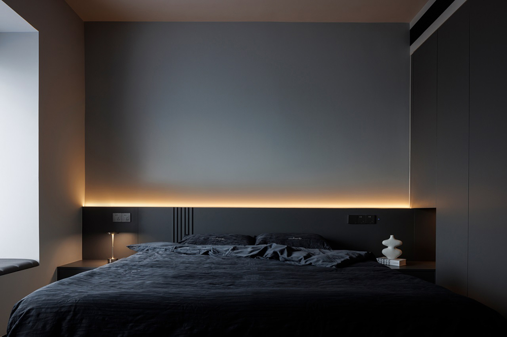 私宅设计:黑白之间,极致简约丨中国成都丨成都宏福樘设计,巴克空间设计-21