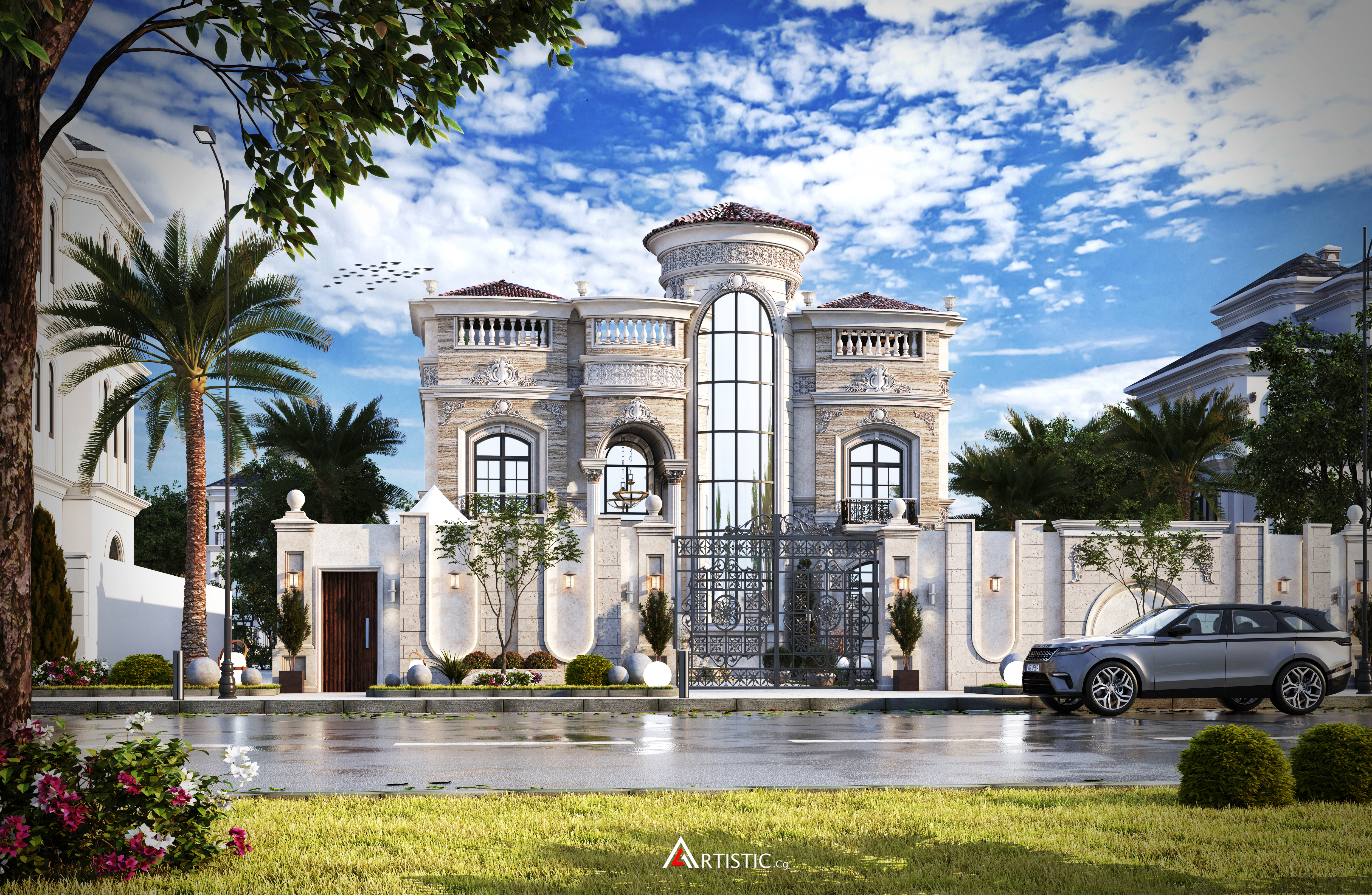 利雅得别墅丨沙特阿拉伯利雅得丨Artistic Studio CG-6