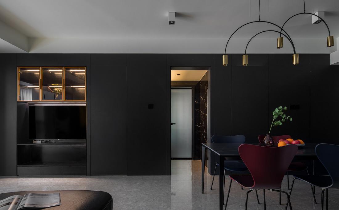 暗黑中西双厨 X 宁静质感空间设计-13