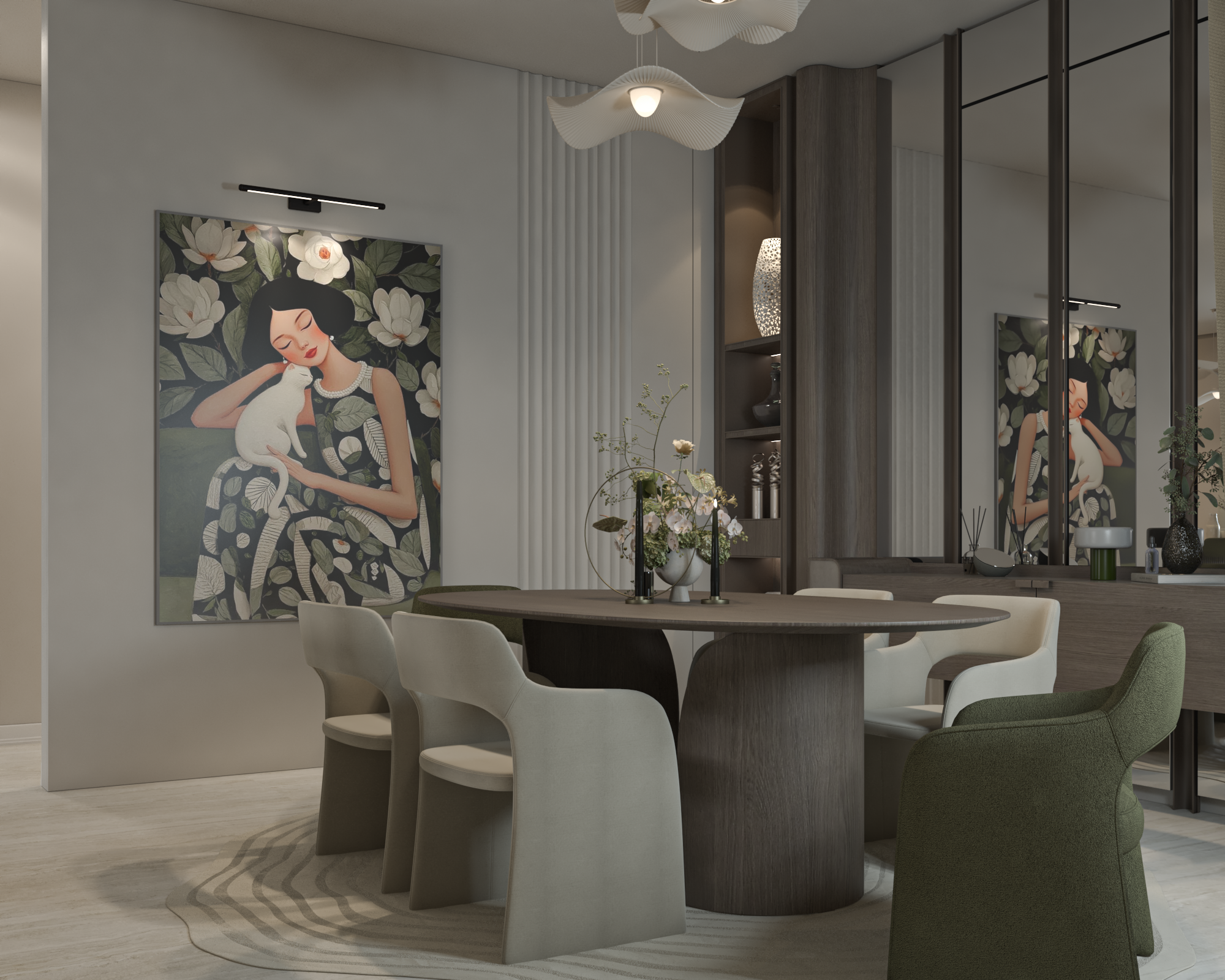 厨房、客厅与餐厅-8