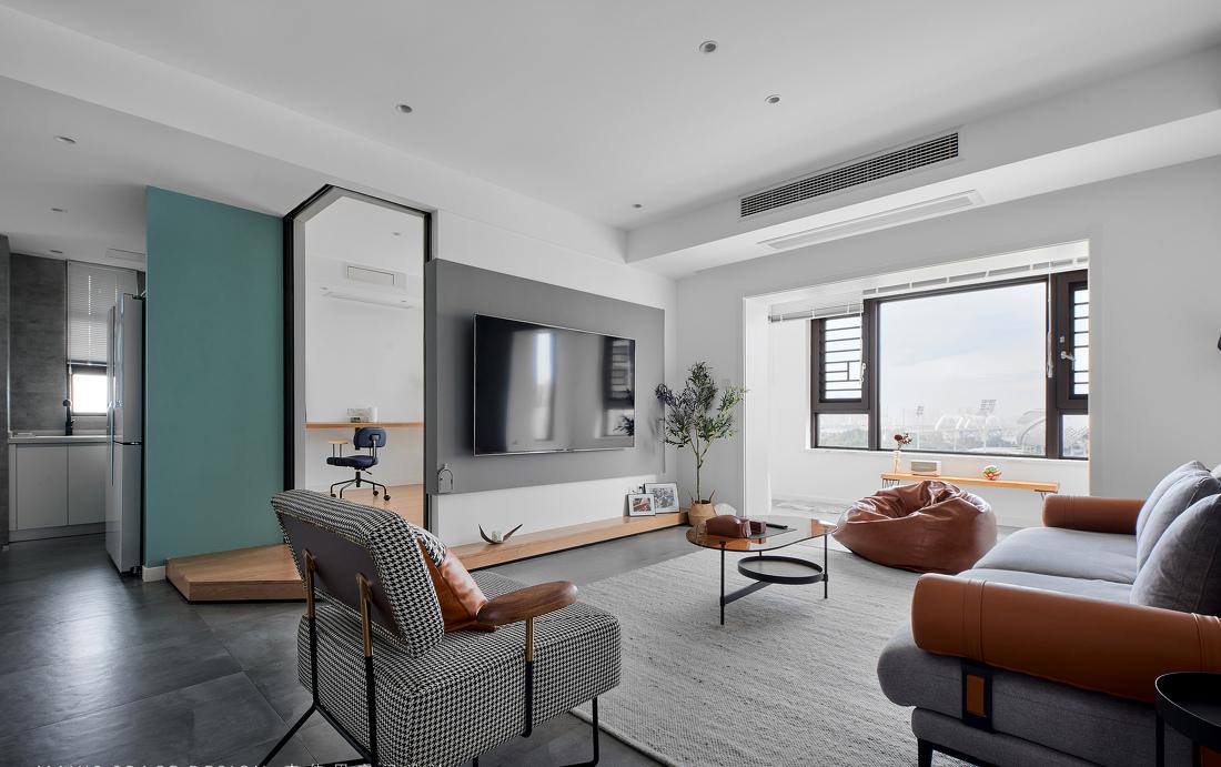 小户型改造的典范 · 简约黑白灰空间-18