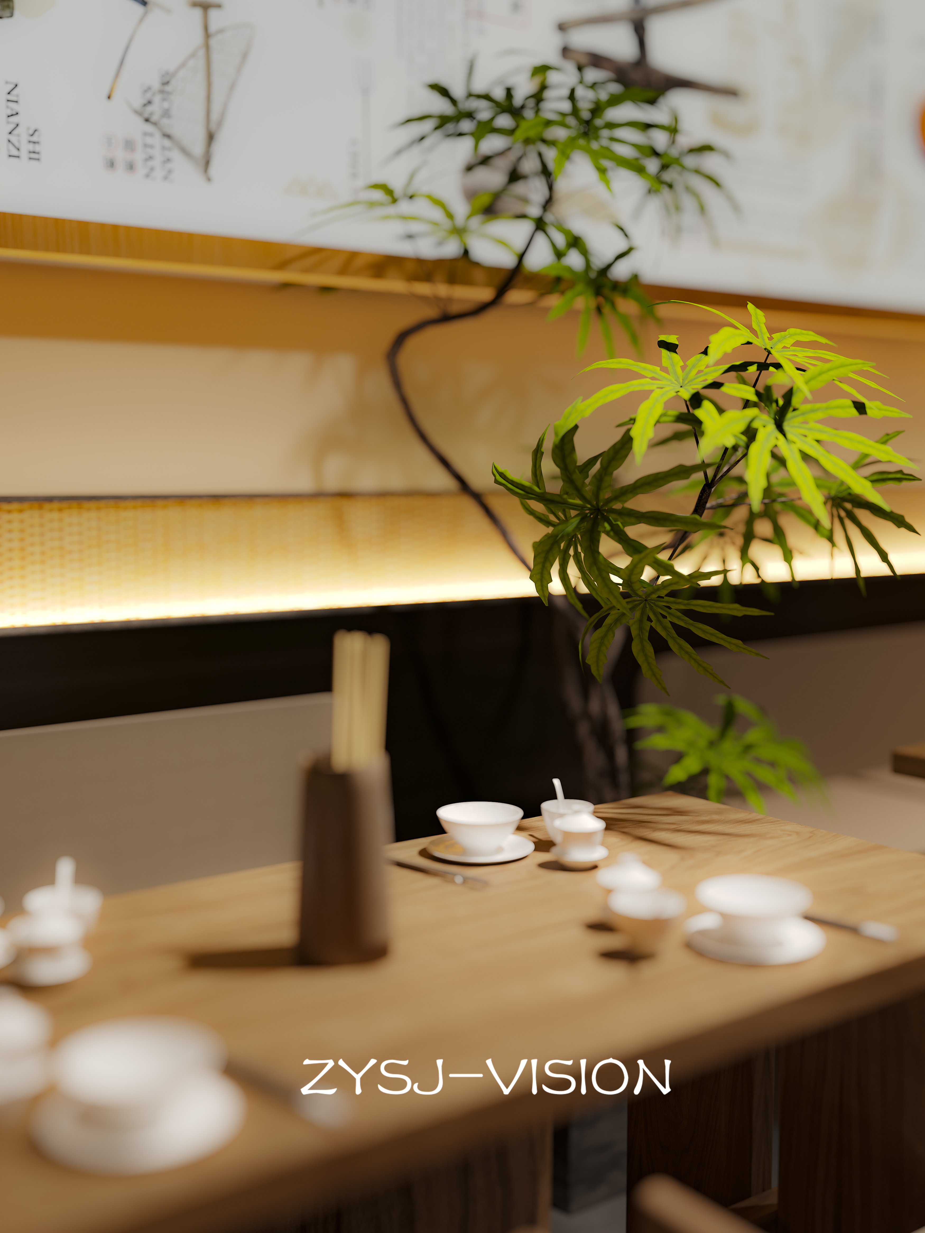 郑州老烩面・木韵暖食空间设计-8