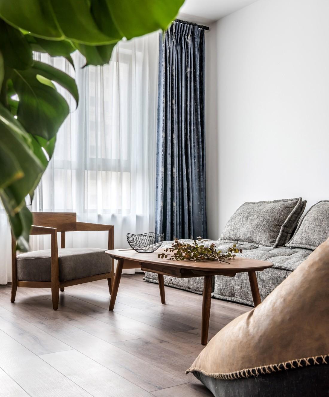 融禾设计丨北欧风格平层单身女性公寓,自然舒适,功能齐全-7