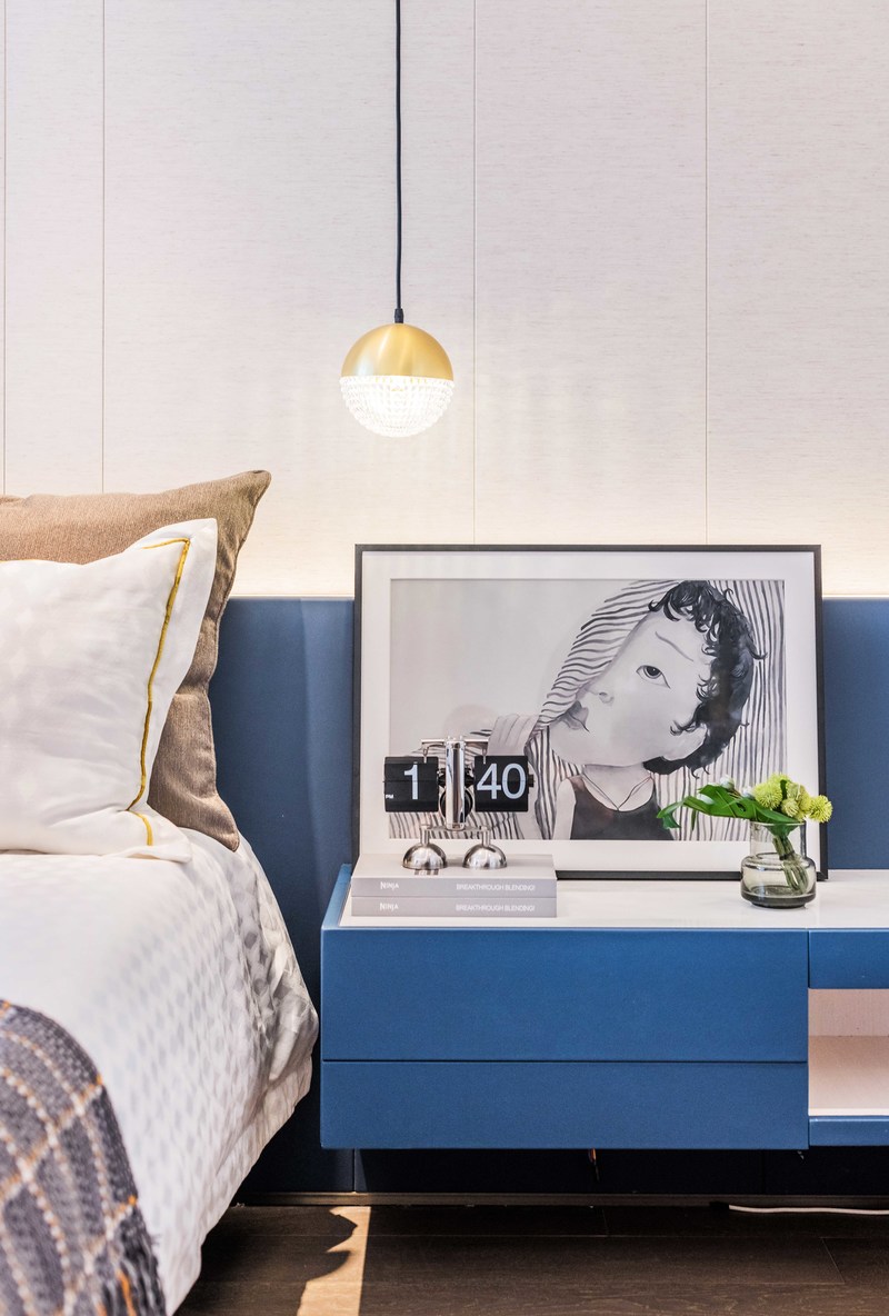 青岛金沙滩高层临海大平层生活示范空间-19