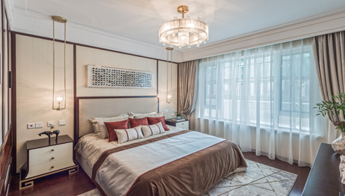 麗山国际六期样板房 | 现代中式 vs 简约美式-5