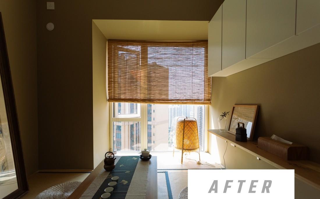 李大脓丨平层住宅低预算改造 | 中式禅意风-20