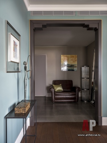 莫斯科西南角带全景窗可看莫斯科大学高楼的彩色公寓室内设计丨俄罗斯莫斯科丨Гончар Ольга,Лобынцева Софья-11